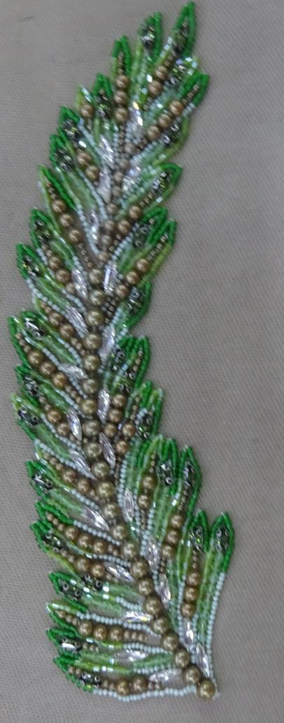 Crystal Leaf Motif