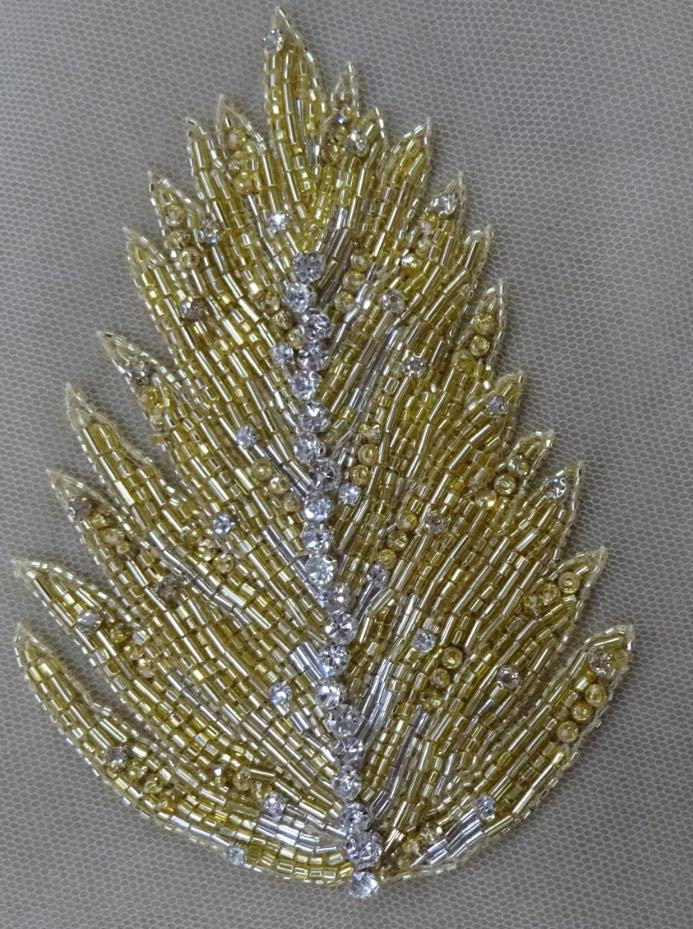 Crystal Leaf Motif